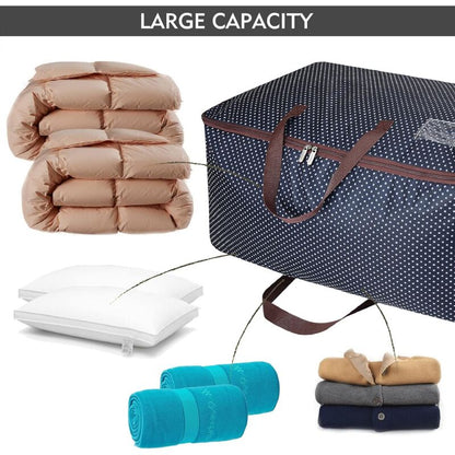 100L Garment Bags, Thick Oversized Organizer Storage Bag, Travel Bag (Blue) V1188-MS-227-0903