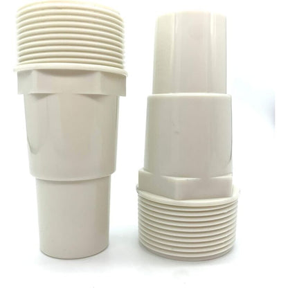 Pool Filter Pump Hose Adapter 1/4"-1/2" Thread 1.5" Pvc Fitting Connector 417-6060 (2 Pack) V1188-MS-227-0908