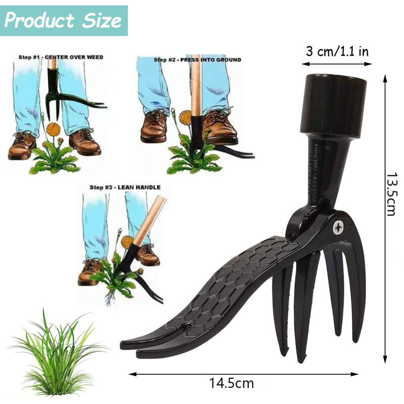 Tools Garden Manual Weeder Knife, Gardening Weed Puller Claw Tool, Hand Weeder Tool With 4 Claws, DAndelion V1188-MS-227-0910