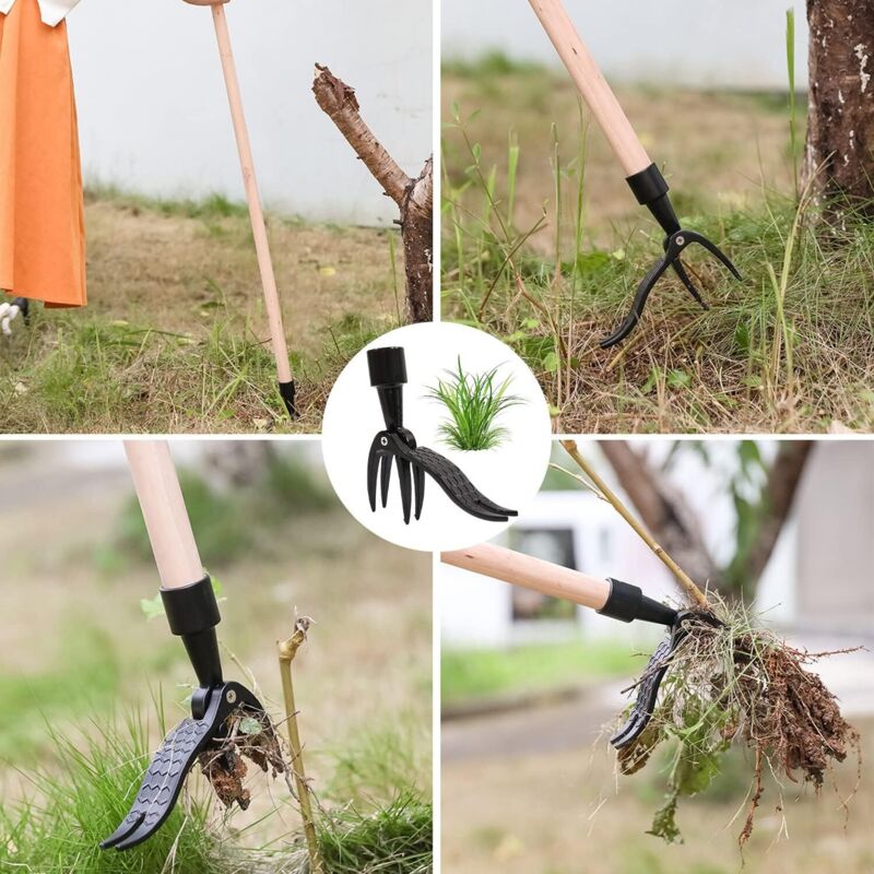 Tools Garden Manual Weeder Knife, Gardening Weed Puller Claw Tool, Hand Weeder Tool With 4 Claws, DAndelion V1188-MS-227-0910