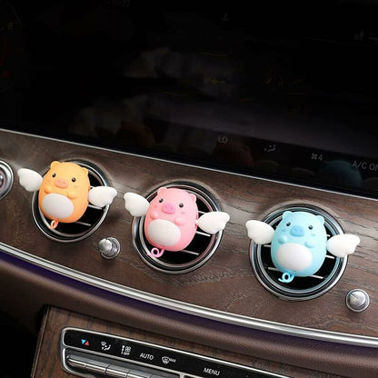 Car Vent Clip Pig Decoration, Cute Car Air Conditioning Vent Clip Air Outlet Clip Car Diffuser Charm For Most V1188-MS-227-0912
