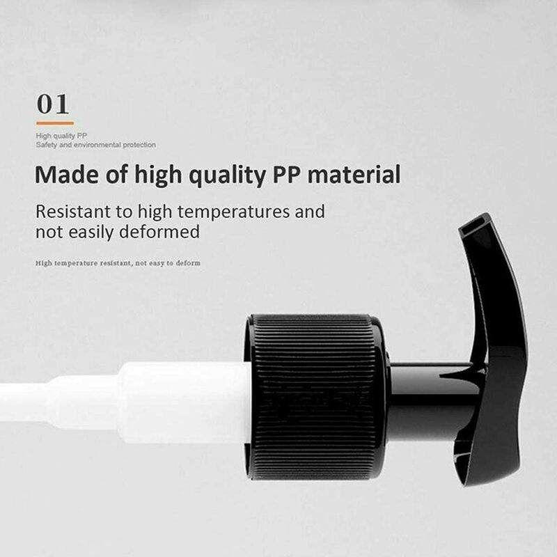 4 Pack 500Ml Pet Plastic Soap Dispenser With Black Lotion Pump Ideal For Kitchen Bathroom V1188-MS-227-0914