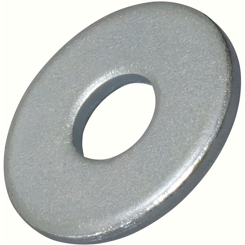 C62085 - Pack Of 20 Large Flat Washers - M8X24Mm H 2Mm - Zinc Plated Steel Din9021 V1188-MS-227-0920