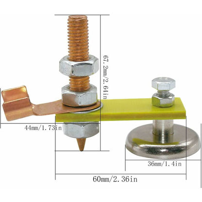 Welding Magnet Head, Welding Accessories Tool Welding Accessories Magnetic Ground Clamp For Welding V1188-MS-227-0923