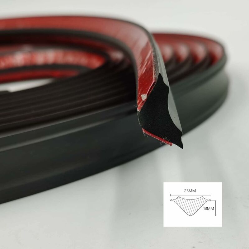 5 Meters Flexible Moulding Trim, Caulk Strips, Self-Adhesive, For Bathtub Corners, Toilets, Countertops, V1188-MS-227-0929