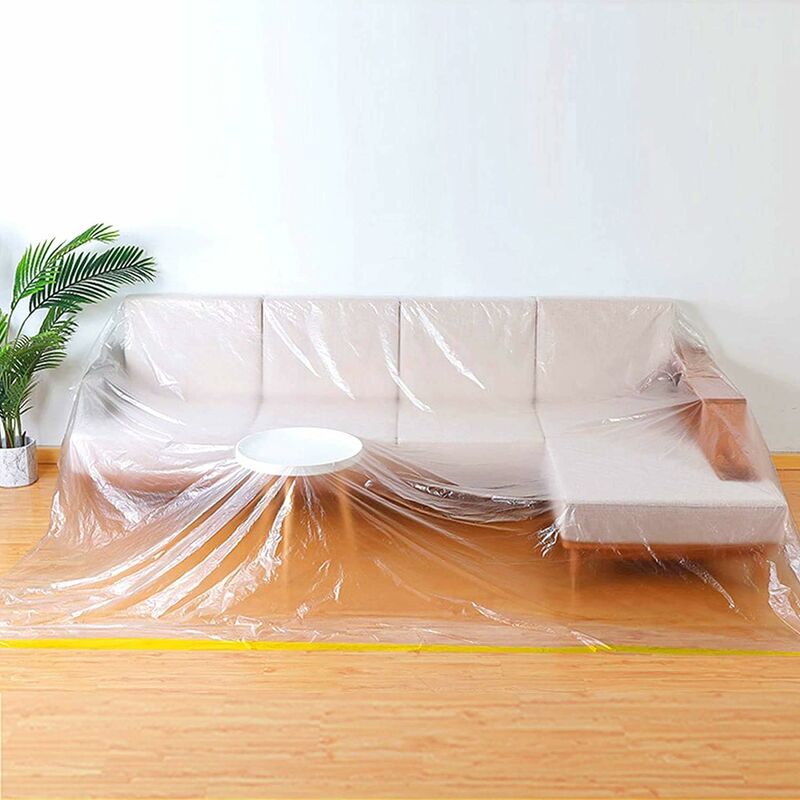 Sofa Cover Durable Waterproof Dustproof Furniture Cover,270Cm15M V1188-MS-227-0934