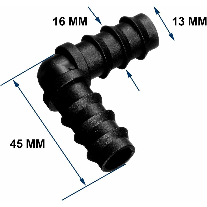 Maitys Pipe Connectors For 16Mm Irrigation System (Elbow) V1188-MS-227-0939
