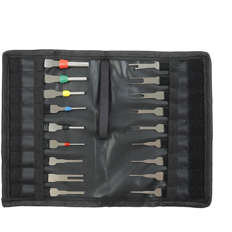 Terminal Extractor - 18 pcs Terminal Removal Tool Kit - High Hardness - No Rust - No Deformation - Car V1188-MS-227-0940