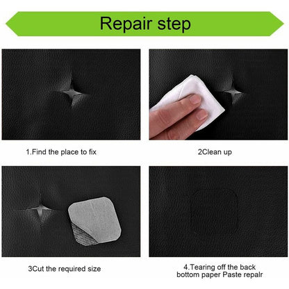 Leather Repair Patch, 1 ROll Self Adhesive Pu Leather Repair Patch First Aid Kit For Car Seat Sofa Furniture V1188-MS-227-0944