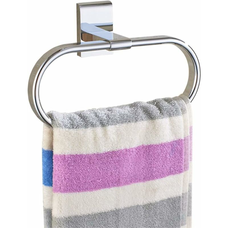 Oval Towel Ring Solid Brass Polished Chrome Elegant Wall Mount-Sunny V1188-MS-227-0945