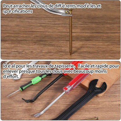 Fingertoys Nail Puller Kit 3Mm U-Shaped Nail Puller Tack Lifter Nail Puller For Rivet Nail Removal V1188-MS-227-0946