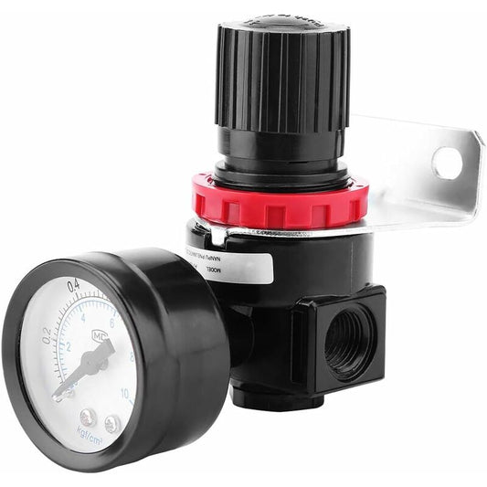 1 pcs Air Pressure Regulator Ar2000 G1/4 Pneumatic Control Compressor With Gauge V1188-MS-227-0947