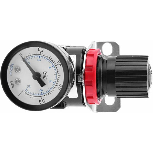 1 pcs Air Pressure Regulator Ar2000 G1/4 Pneumatic Control Compressor With Gauge V1188-MS-227-0947