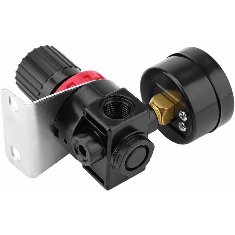 1 pcs Air Pressure Regulator Ar2000 G1/4 Pneumatic Control Compressor With Gauge V1188-MS-227-0947