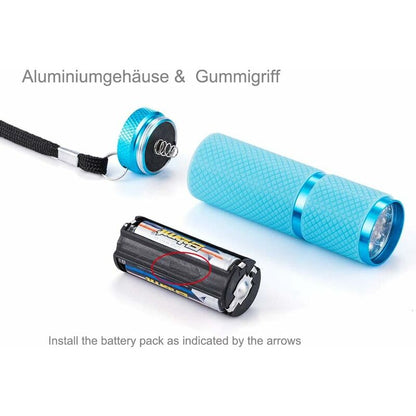4 pcs Mini Flashlight, LED Torch, Kids Flashlight With Fluorescent Handle For Camping Reading Walking Hiking V1188-MS-227-0957