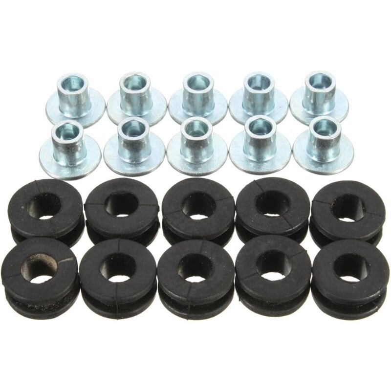 10 pcs Motorcycle Rubber Grommet Bolt For Honda/Yamaha/Suzuki/Kawasaki Fairings V1188-MS-227-0960