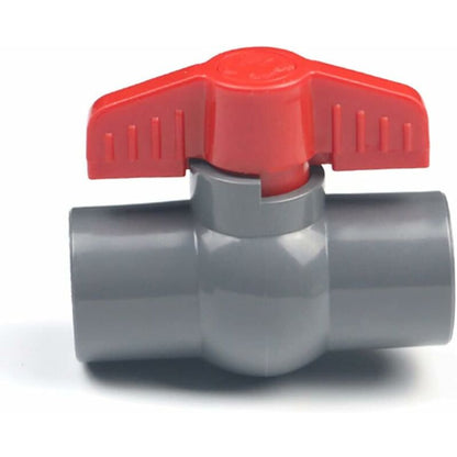 Pvc Ball Valve, U-Pvc Plastic Valve, Flow Control And Cut-Off Straight Joint (20Mm) V1188-MS-227-0966