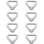 Lifting Eye Nut 8 pcs M8 Ring Nut Screw Nut Silver 304 Stainless Steel Triangle Ring Nut Lifting Ring Eye Nut V1188-MS-227-0970