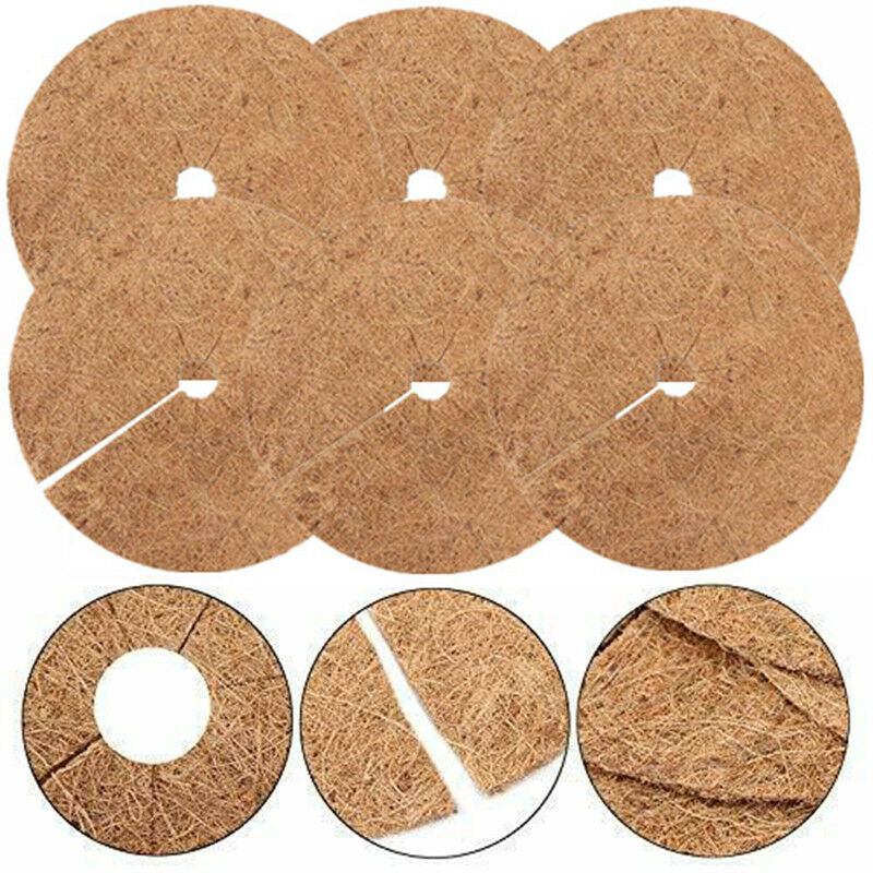 Pieces Mulching Disc, Winter Protection For Potted Plants, Plant Protection Mat, Biodegradable Coconut Mat V1188-MS-227-0972