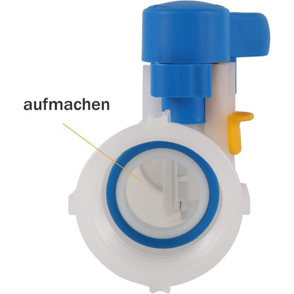 Ibc Adapter 50Mm To 62Mm 1000L Tank Valve Plastic, 1000 Liter Tank Connector For Rainwater Tank, Container V1188-MS-227-0975