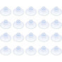 20 pcs Small Clear Plastic Suction Cups No Hook 20Mm V1188-MS-227-0980