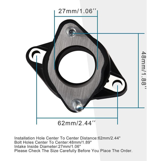 27Mm Pipe D'Admission Remplacement Pour Bent Cg 125Cc 150Cc 200Cc Vtt Dirt Bike Go Kart V1188-MS-227-0982