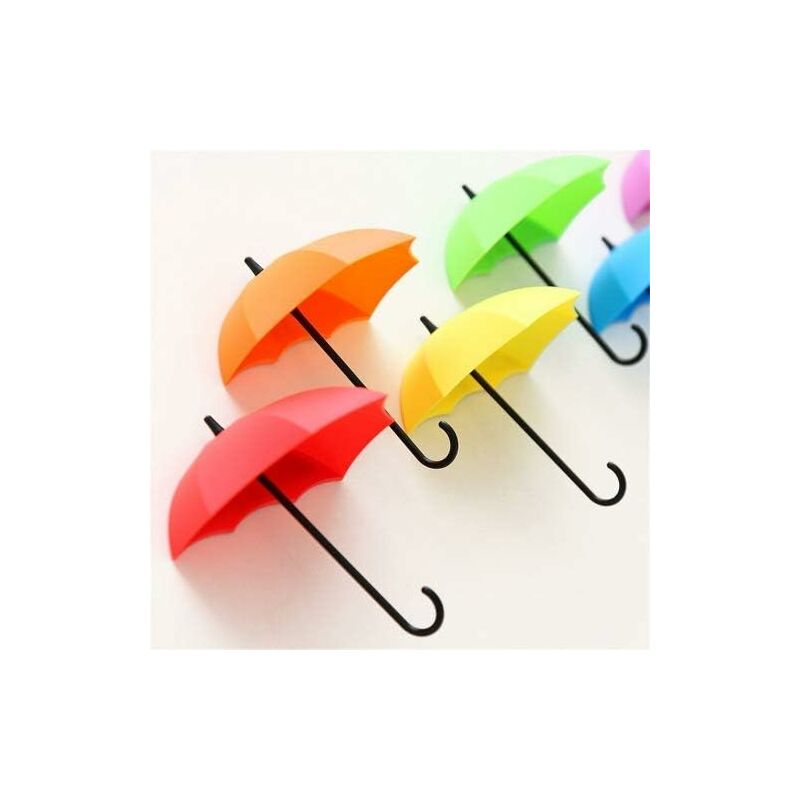 Pieces Self Adhesive Wall Key Holder Clothes Hook Rack Umbrella Stand Decorative Accessories Home Decor V1188-MS-227-0989