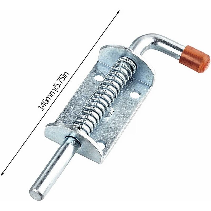4 pcs Trailer Modification Accessories Zipper Pull 10Mm Thick Trailer Handle Spring Buckle Utv Trailer Lock V1188-MS-227-0990