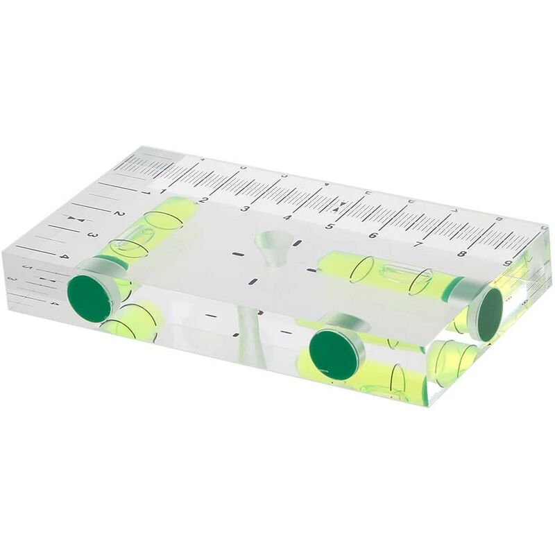 Mini High Precision Two-Direction Transparent Magnetic Spirit Level V1188-MS-227-0994