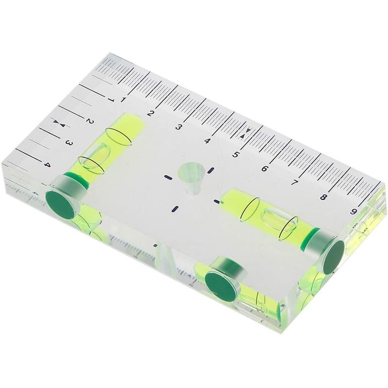 Mini High Precision Two-Direction Transparent Magnetic Spirit Level V1188-MS-227-0994