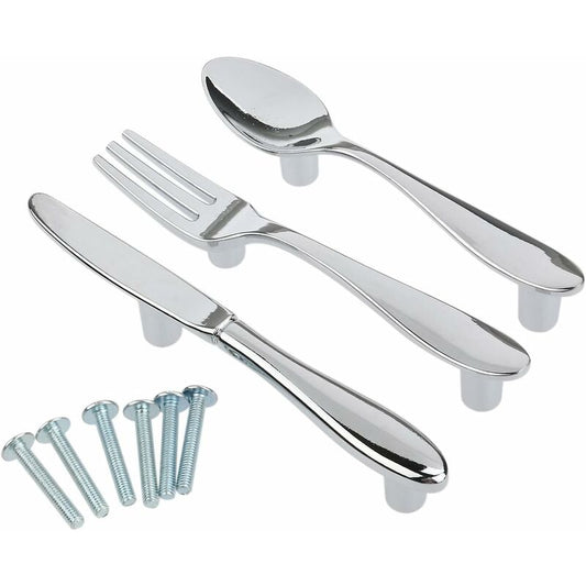 3 pcs Knife Spoon Fork Kitchen Cabinet Drawer Cupboard Pull Sleeve Knobs V1188-MS-227-0995