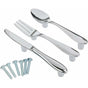 3 pcs Knife Spoon Fork Kitchen Cabinet Drawer Cupboard Pull Sleeve Knobs V1188-MS-227-0995