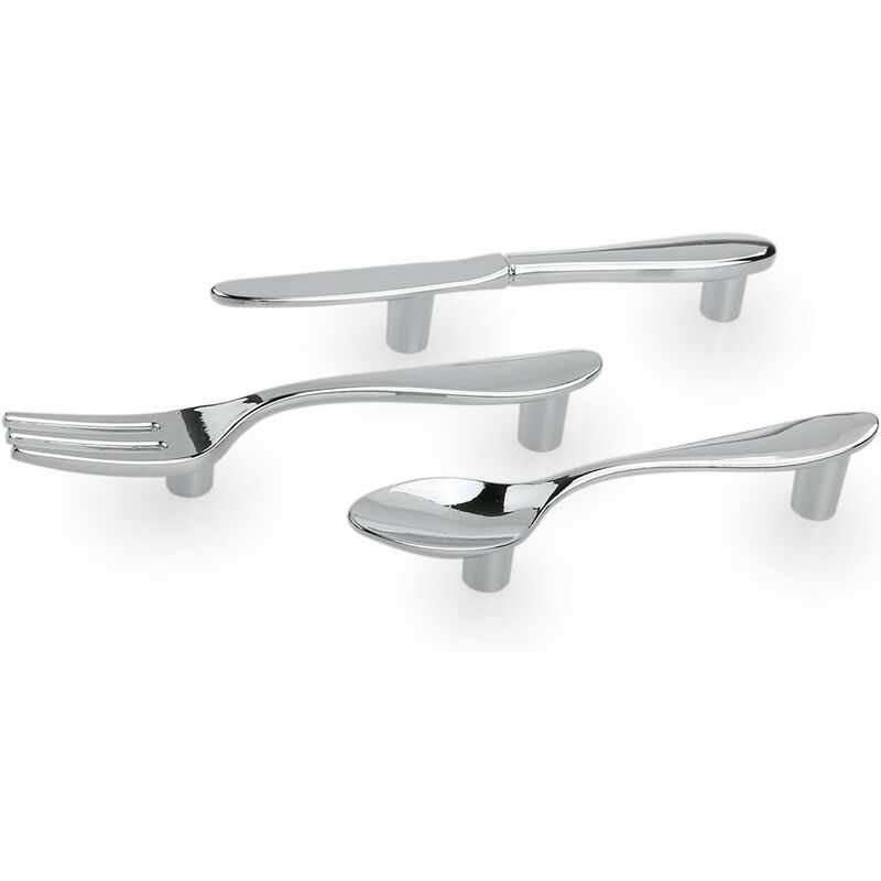 3 pcs Knife Spoon Fork Kitchen Cabinet Drawer Cupboard Pull Sleeve Knobs V1188-MS-227-0995