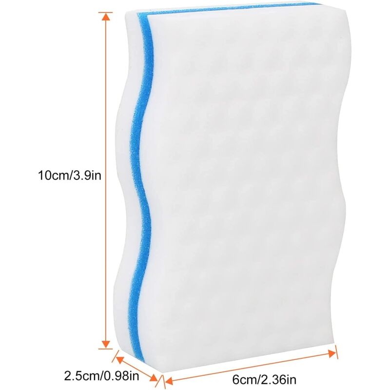 Magic Sponges, 24 pcs Extra Thick Melamine Cleaning Sponge - Magic Eraser For Bathroom, Pool, Kitchen, Floor, V1188-MS-227-0998