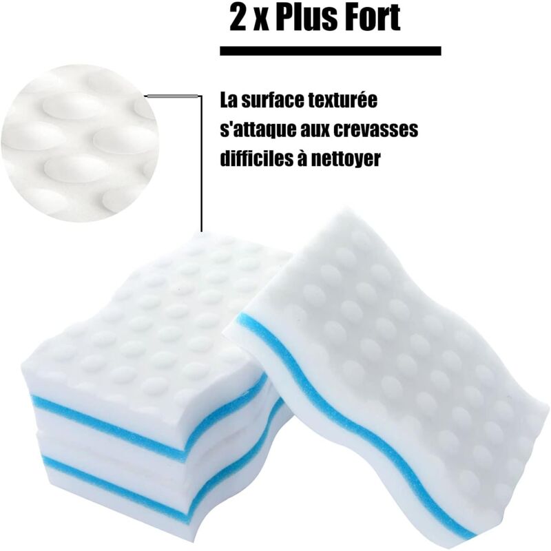 Magic Sponges, 24 pcs Extra Thick Melamine Cleaning Sponge - Magic Eraser For Bathroom, Pool, Kitchen, Floor, V1188-MS-227-0998