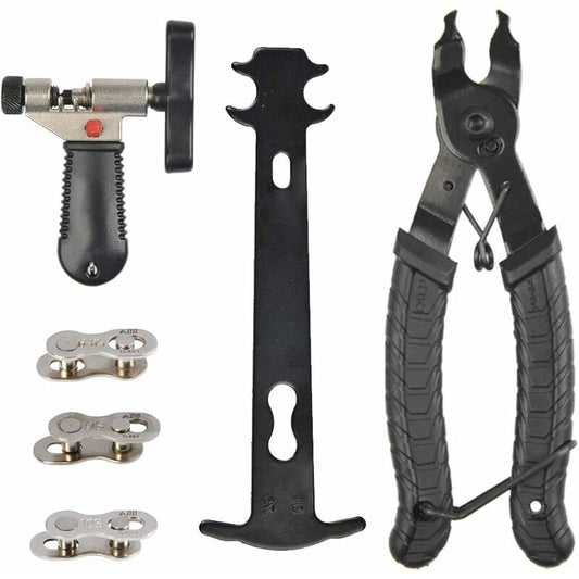 9 In 1 Bicycle Repair Tool, Bike Chain Tool Professional Bike Chain Repair Tool Kit Bicycle Link Pliers V1188-MS-227-1003