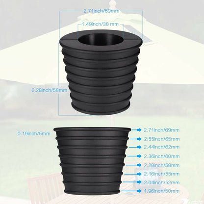 Umbrella Cone Base Stand, For Patio Table Hole Opening And Stability Or Parasol Base Holder, Umbrella Stand, V1188-MS-227-1013