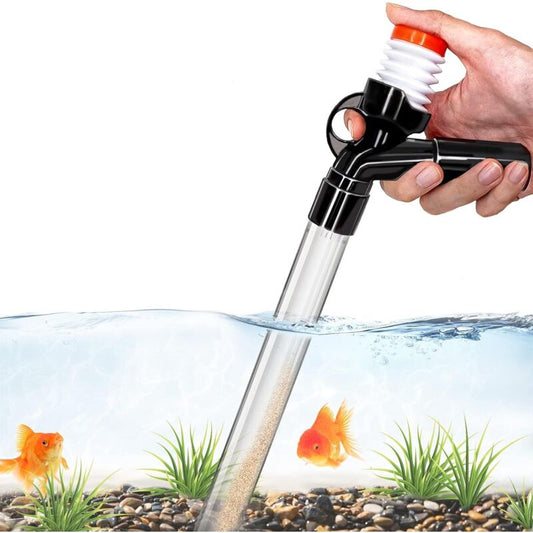 Aquarium Vacuum Cleaner Fish Tank Gravel Cleaning Kit With Siphon For Water Change - Cleaning Pump With Air V1188-MS-227-1018