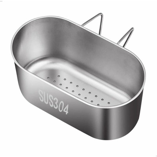 Sink Drain Basket Strainer - Stainless Steel, Easy To Use, For Kitchen, Over Sink Drying Rack For Storing And V1188-MS-227-1024