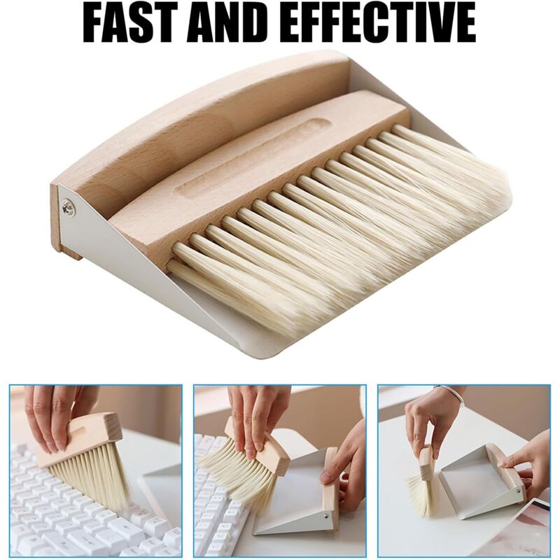 Dustpan And Brush Set, Table Broom, Mini Dustpan And Brush, Mini Dustpan And Brush, Hand Broom With Dustpan, V1188-MS-227-1025