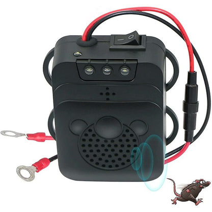 Ultrasonic Car Repellent With LED Strobe, Garage For Car ROdents Mice Pests Home Garage Attic Camping V1188-MS-227-1029