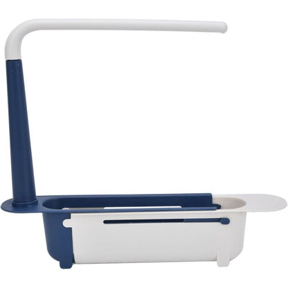 Sink Rack, Kitchen Sink Sponge Holder Telescopic Sink Storage Rack Freely Large Capacity Pp Expandable Sink V1188-MS-227-1035