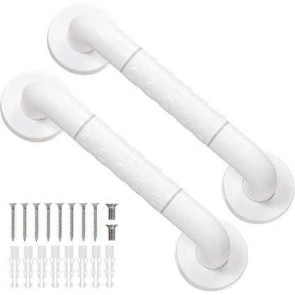 2 Stainless Steel Bathroom Grab Bars, 30Cm V1188-MS-227-1037