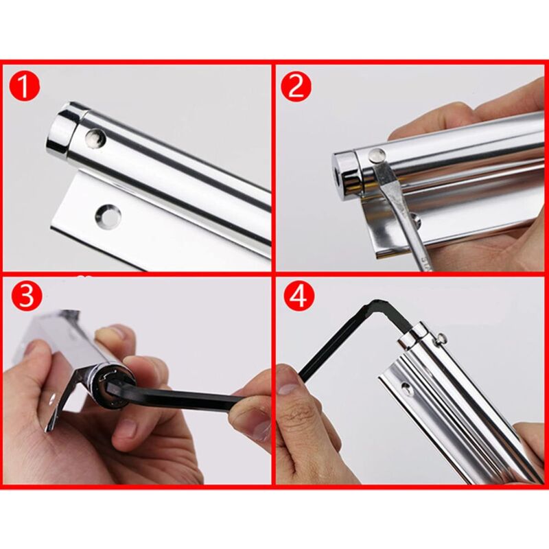 Spring Door Closer, Building Hardware, Surface Mount, Fire Door, For Home And Commercial Use V1188-MS-227-1046