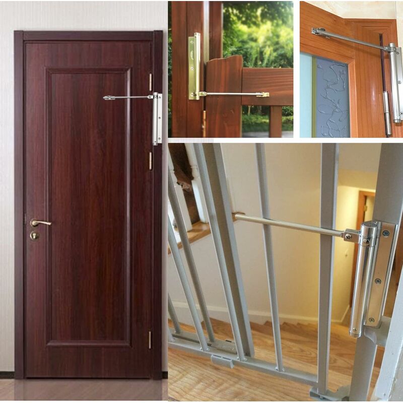 Spring Door Closer, Building Hardware, Surface Mount, Fire Door, For Home And Commercial Use V1188-MS-227-1046