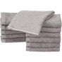 12 pcs Set Small Cotton Napkins, Grey V1188-MS-227-1053