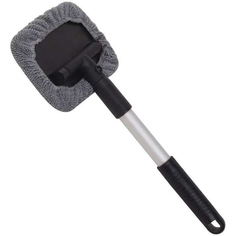 Windshield Cleaning Brush, Car Window Wash Brush With Extendable Handle Microfiber Pad 180 Degree ROtation V1188-MS-227-1054