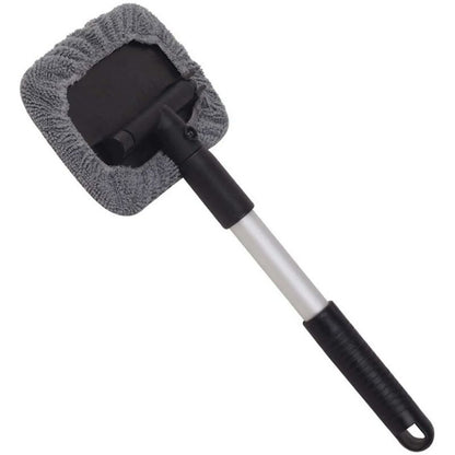 Windshield Cleaning Brush, Car Window Wash Brush With Extendable Handle Microfiber Pad 180 Degree ROtation V1188-MS-227-1054