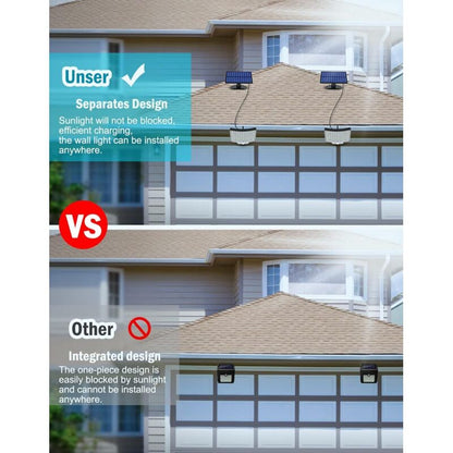 106 LED Solar Lights Outdoor With Motion Sensor, Ip65 Waterproof, 120 degrees Lighting Angle, Solar Wall V1188-MS-227-1061