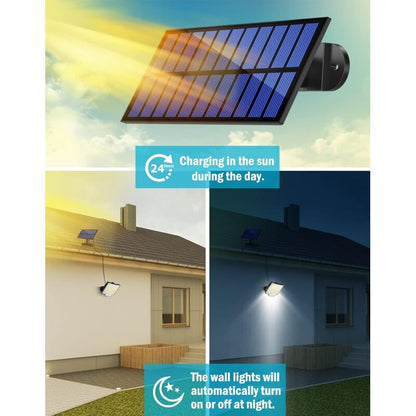 106 LED Solar Lights Outdoor With Motion Sensor, Ip65 Waterproof, 120 degrees Lighting Angle, Solar Wall V1188-MS-227-1061